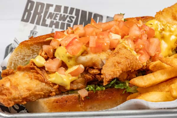 Flounder Po-Boy
