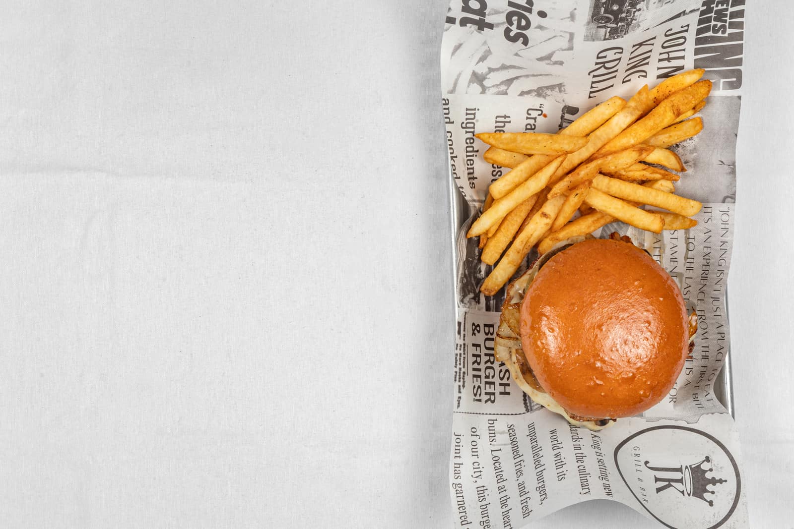 Burger and Fries